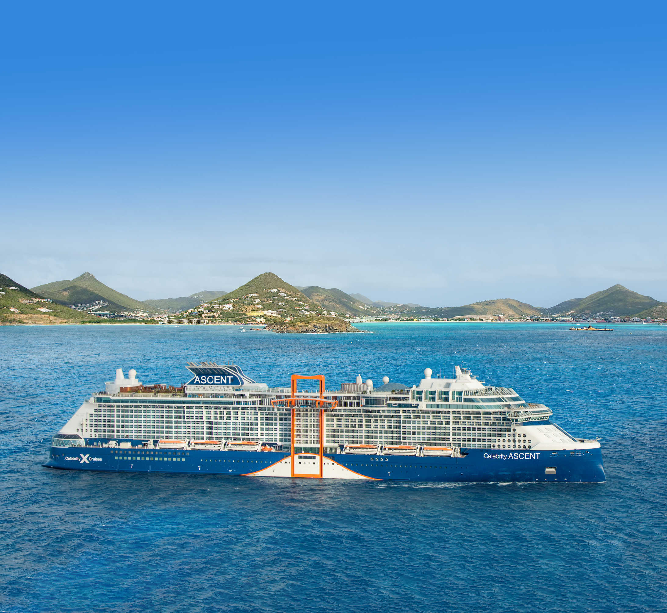  “Celebrity Apex”, da Celebrity Cruises, pronto para navegar  pelos mares do mundo